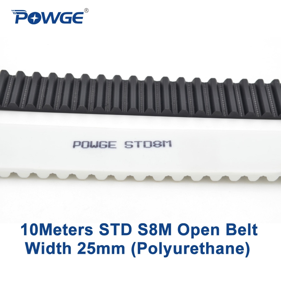 POWGE 10Meters PU Arc STS/STD S8M  Ÿ̹ Ʈ S8M-25mm  25mm  췹ź ƿ 25STD8M  Ʈ Ǯ 